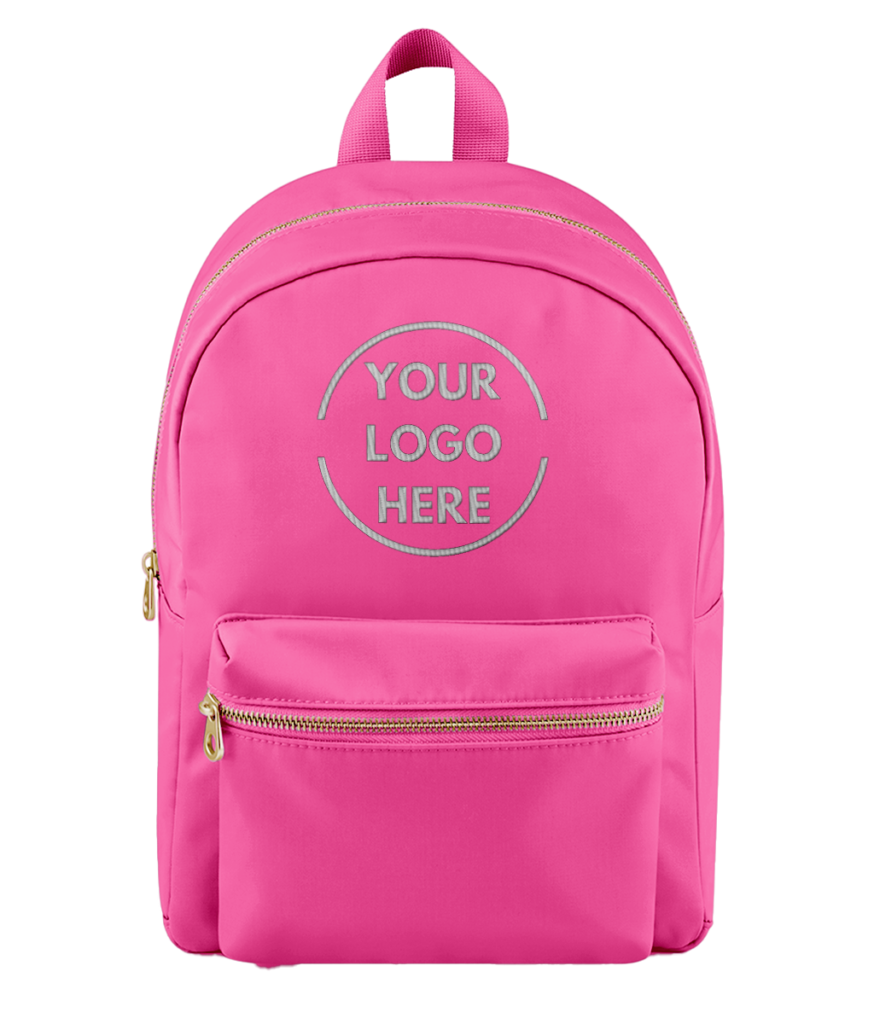 BagBase Sundae mini backpack Your Logo White