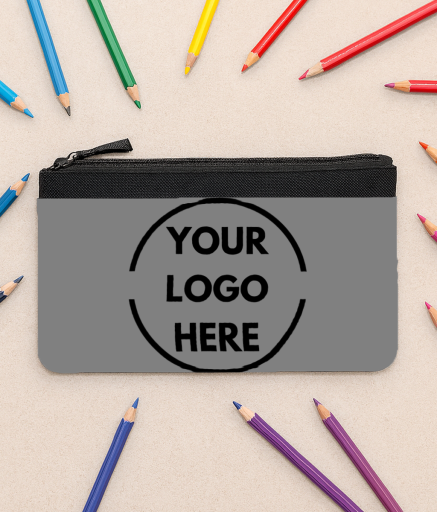 BagBase Sublimation Pencil Case Your Logo Black