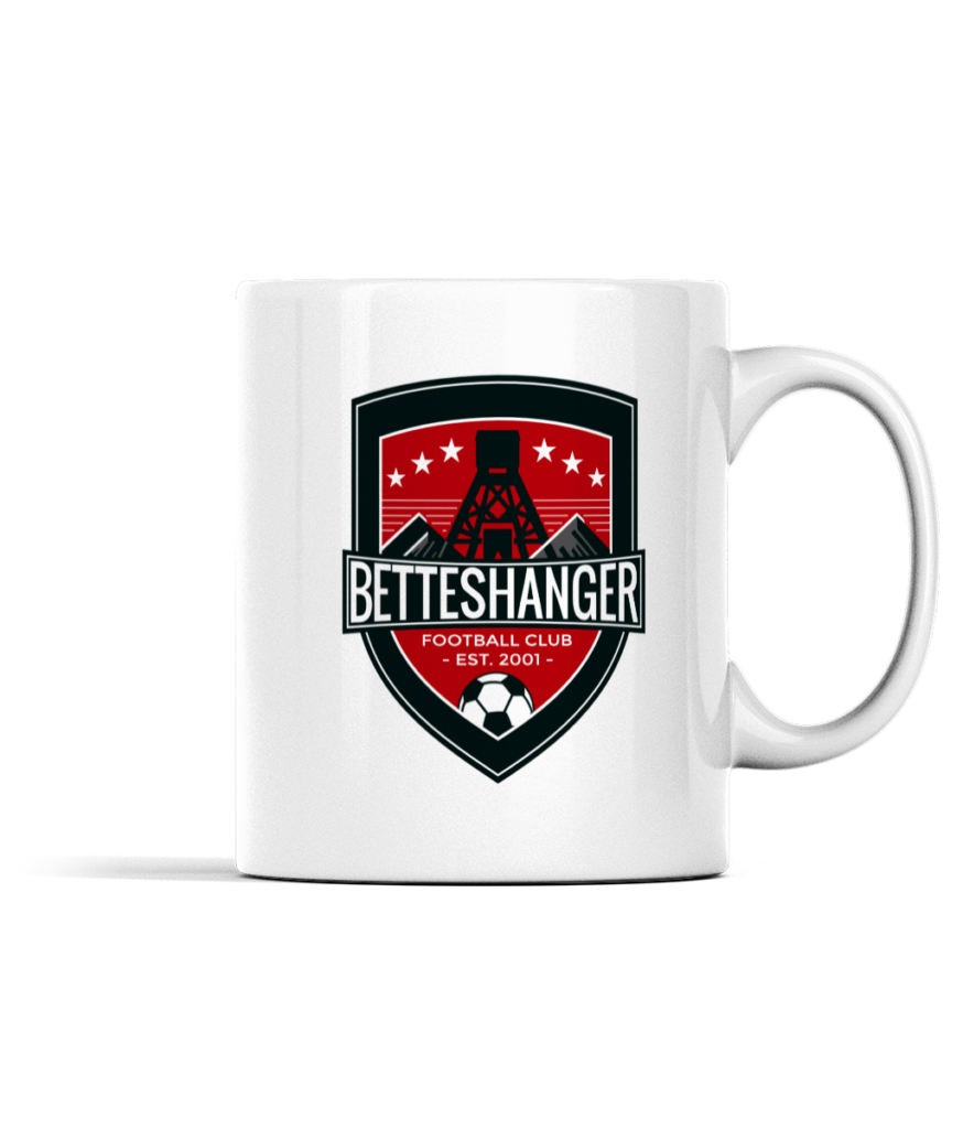 Borderless Mug Betteshanger FC Logo
