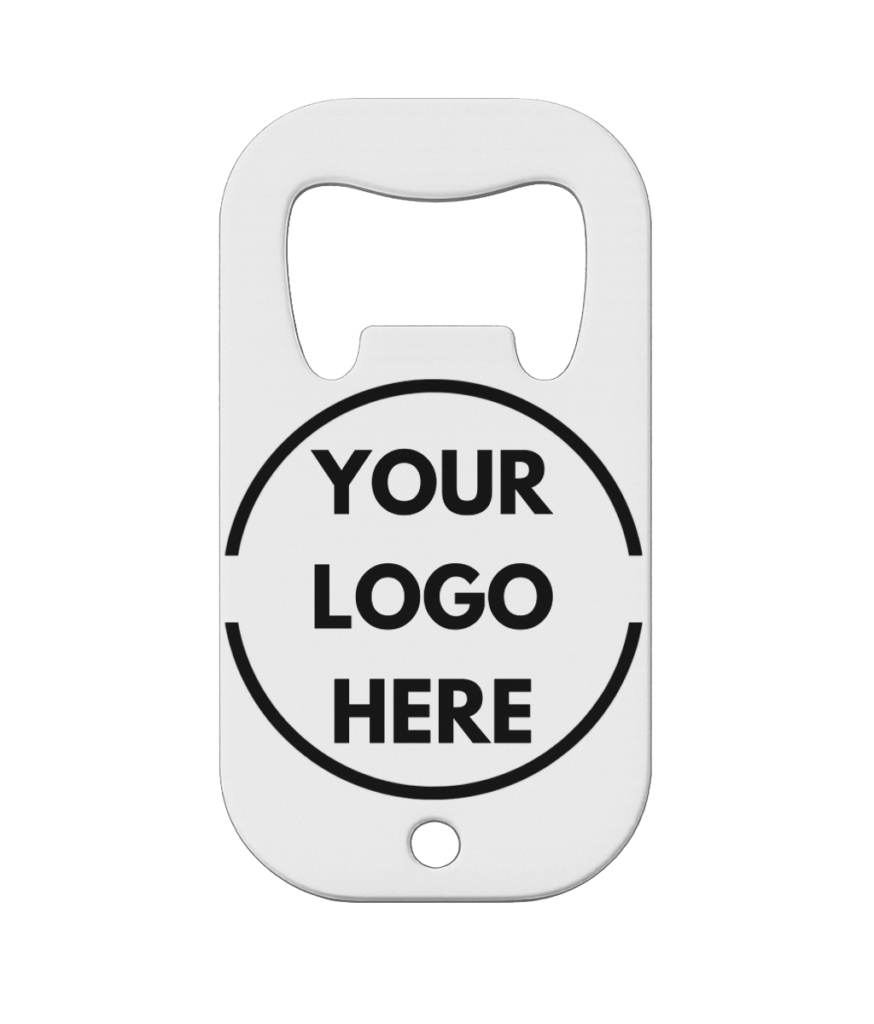 Custom Printed Bottle Opener Your Logo Black