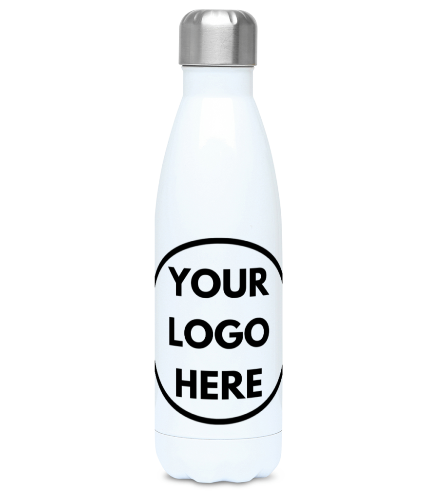 500ml Water Bottle Your Logo Black