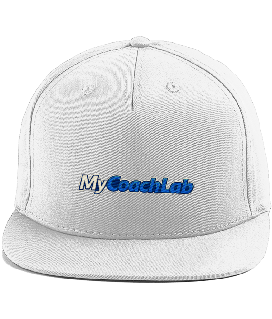 Beechfield 5-Panel Snapback Rapper Cap MyCoachLab Logo