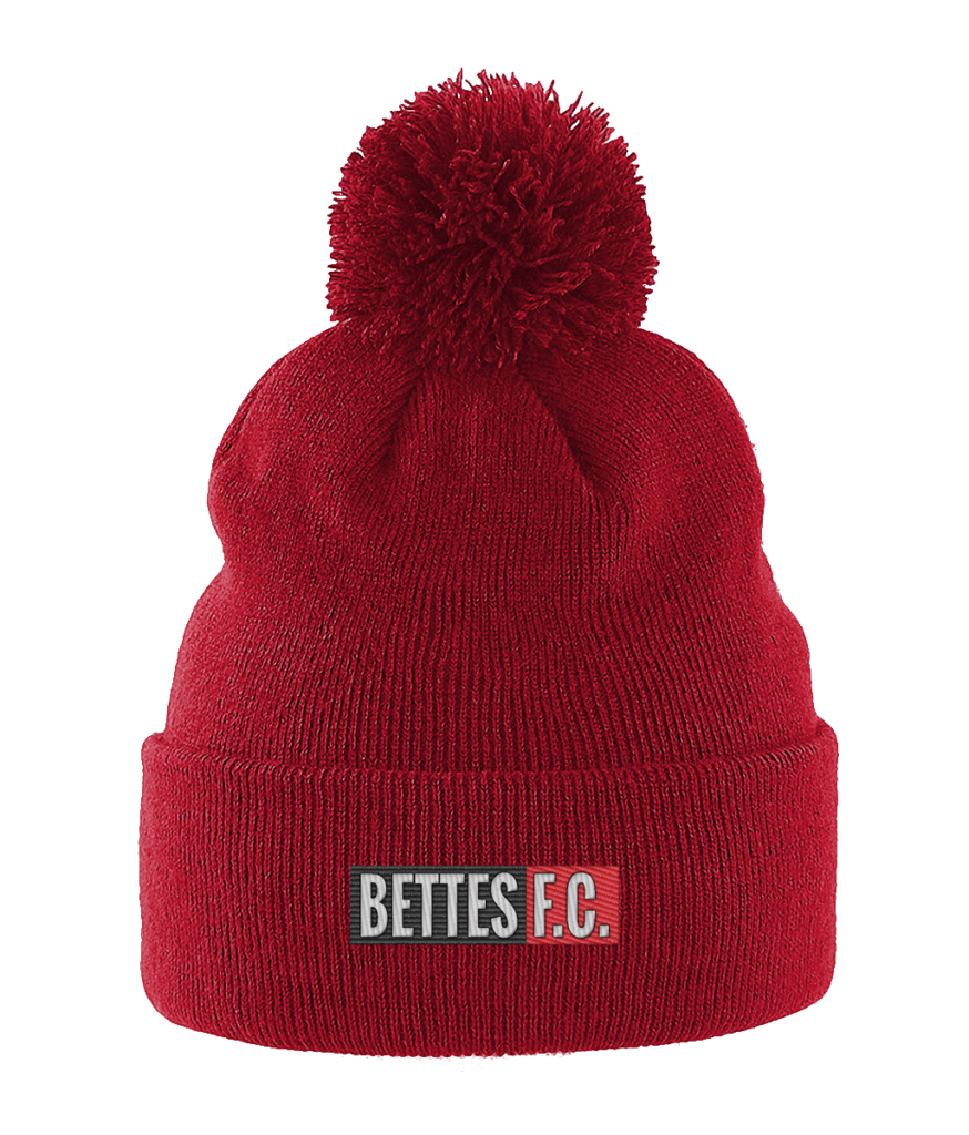 Bettes FC Style Pom Pom Beanie