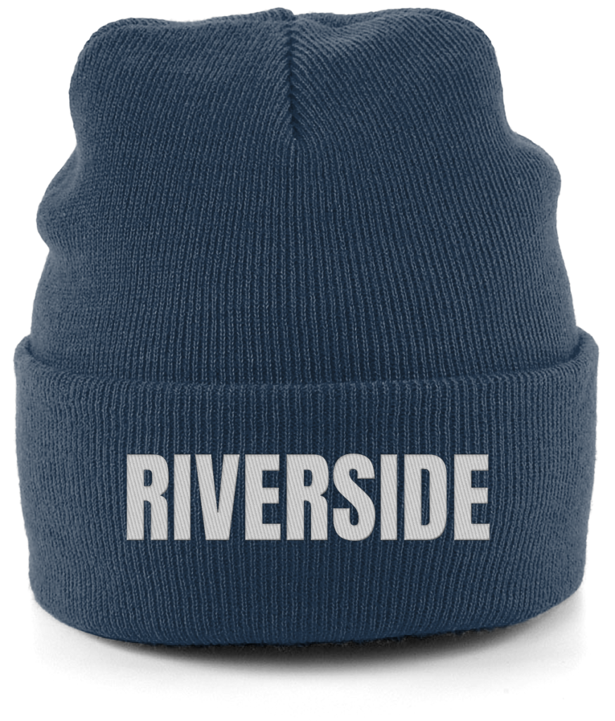 Beechfield Original Cuffed Beanie Beanie-Riverside White-Thread