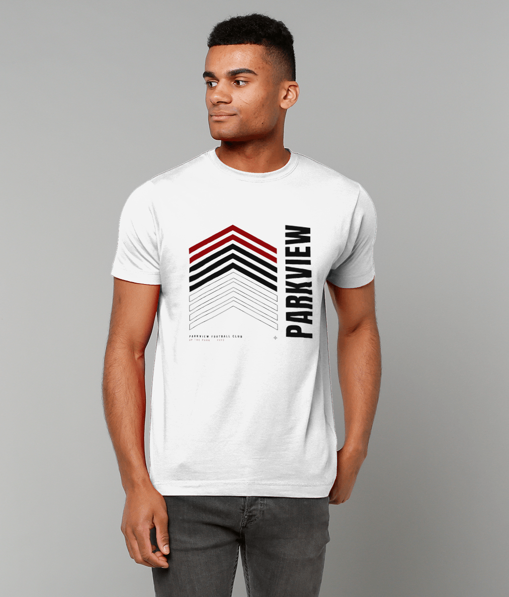 Gildan Heavy Cotton T-Shirt Chevron Rise - Front - 32x50cm